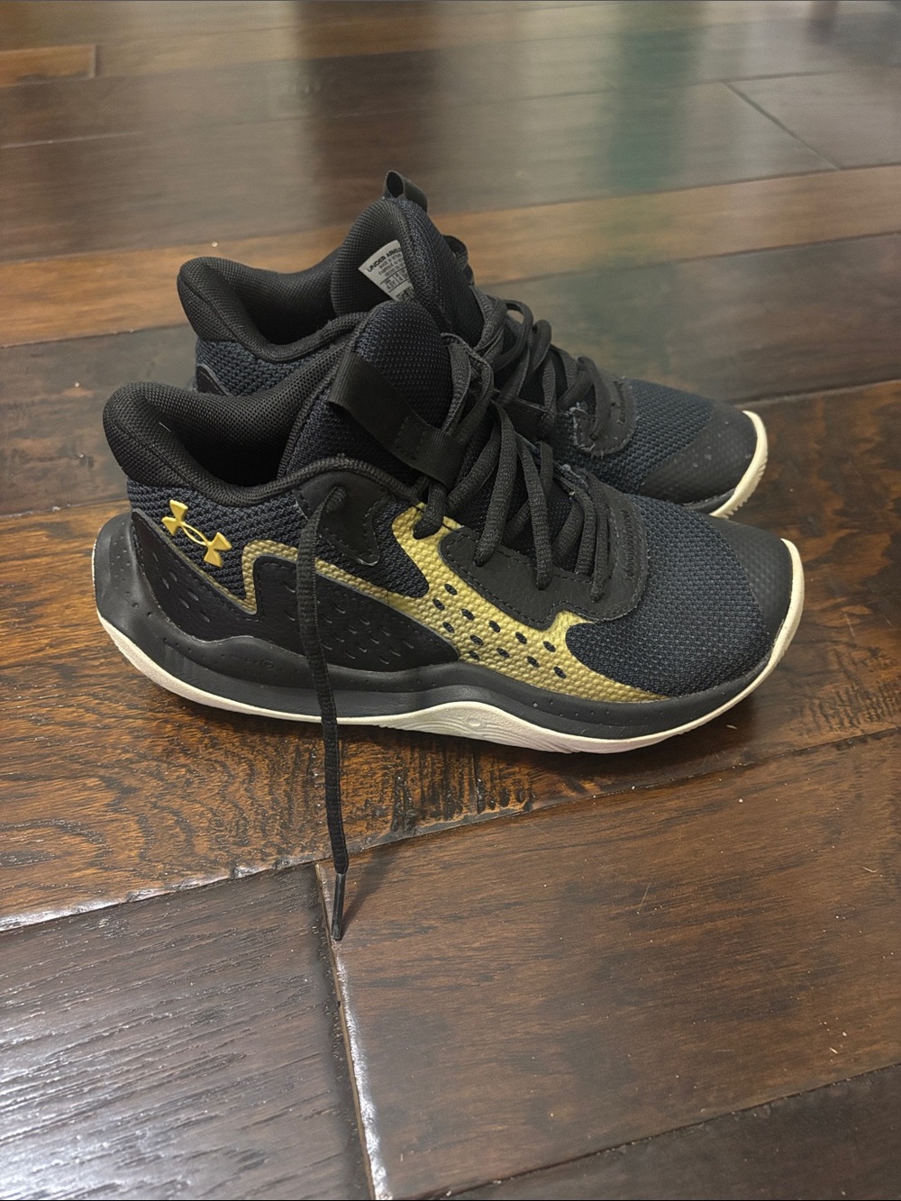 Under Armour Black and Gold Training Shoes